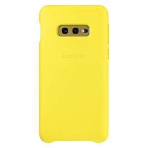 Чехол Samsung Leather Cover Galaxy S10e (Жёлтый)