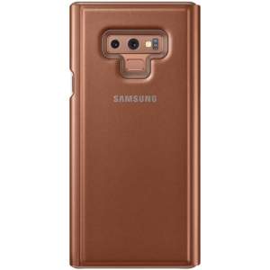 Чехол-книжка Samsung Clear View Standing Cover для Samsung Galaxy Note 9 (Коричневый)