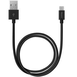 Кабель Deppa USB to micro USB Cable 2m (Черный)