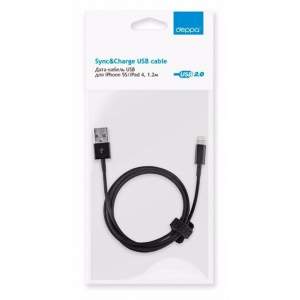 Кабель Deppa Lightning to USB Cable 1.2m (Черный)