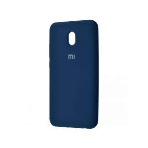 Чехол силиконовый Silicon cover для Xiaomi Redmi 8а (Синий)