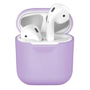 Чехол силиконовый Deppa для AirPods (Лавандовый)