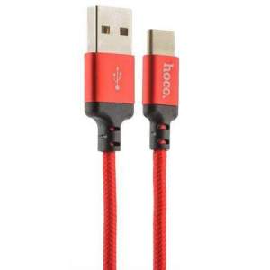 Кабель Hoco Premium X14 Speed Data Cable USB-C to USB Cable 1.0m (Красный)