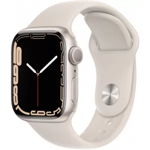 Apple Watch Series 7, 41 мм, спортивный ремешок «сияющая звезда»
