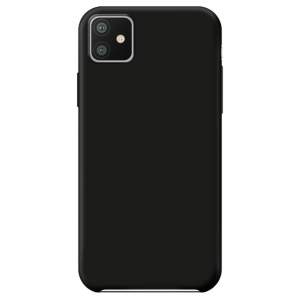 Чехол Deppa Liquid Silicone Case для Apple iPhone 11 (Черный)