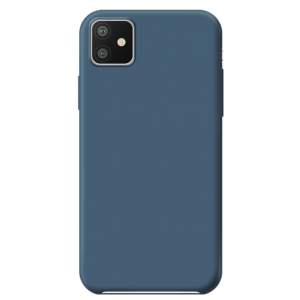 Чехол Deppa Liquid Silicone Case для Apple iPhone 11 (Синий)
