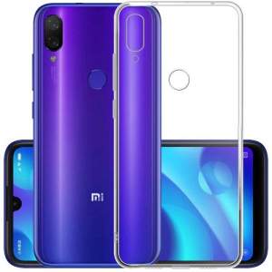 Чехол силиконовый для Xiaomi Mi Play (Прозрачный)