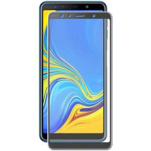 Защитное стекло для Samsung Galaxy A7 (2018) (С черной рамкой)