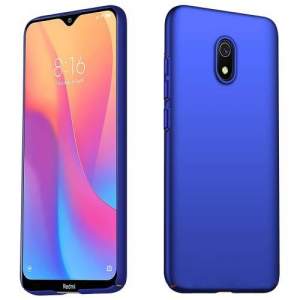 Чехол силиконовый Cherry для Xiaomi Redmi 8A (Синий)