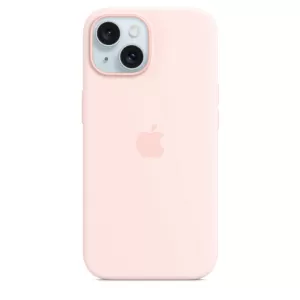 iPhone 15 Silicone Case with MagSafe - Светло-розовый