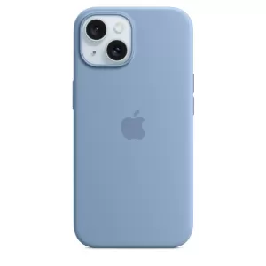 iPhone 15 Silicone Case with MagSafe - Зимний синий