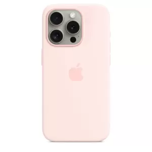 iPhone 15 Pro Max Silicone Case with MagSafe - Светло-розовый