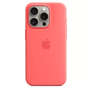 iPhone 15 Pro Max Silicone Case with MagSafe - Гуава