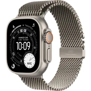Умные часы Apple Watch Ultra 3 (2025) 49mm Natural Titanium Case with Natural Titanium Milanese Loop M