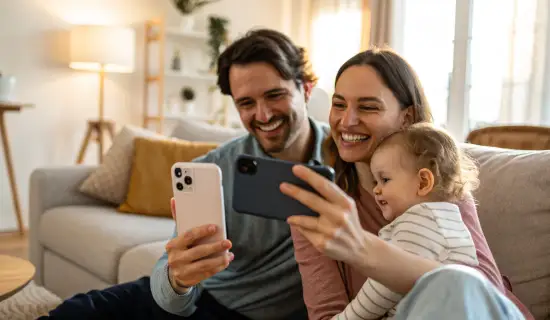 Какие iPhone и Samsung 2025 лучше всего подходят для родителей с маленькими детьми