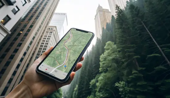 Навигация и GPS в iPhone 13–17: L1/L5, точность трека в городе и в лесу