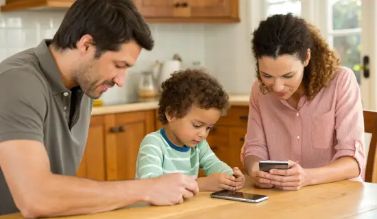 Сравнение бюджетных iPhone и Android 2025 для детей младших классов