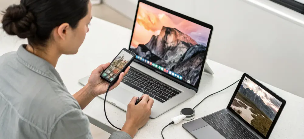 Как проверить перед покупкой, поддерживает ли iPhone, iPad или MacBook внешний монитор с зарядкой по одному USB-C кабелю