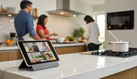 Планшет для просмотра ТВ и спорта: iPad, Samsung Tab или ТВ-приставка на кухне