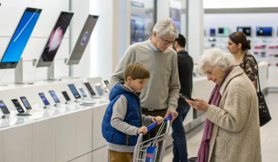 Как выбрать недорогой Android‑смартфон родителям в 2025 году: понятно, крупно, без тормозов