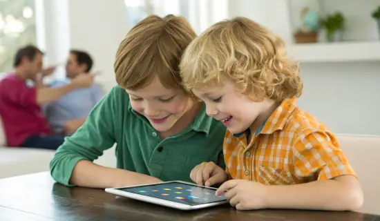 Как настроить общий семейный планшет для младшего и старшего ребёнка без ссор