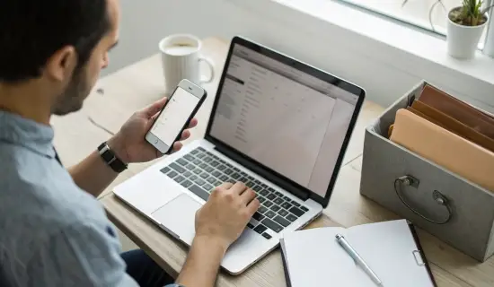 iPhone и Mac для самозанятого: простая схема хранения чеков, актов и переписки