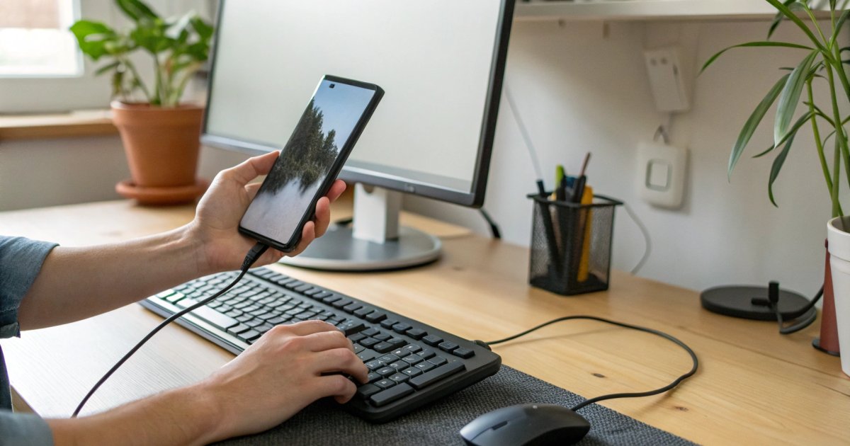 Samsung DeX: подключаем монитор, клавиатуру и превращаем смартфон в ...