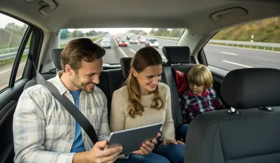 Как выбрать планшет для семейных путешествий на машине: навигатор, мультфильмы и офис