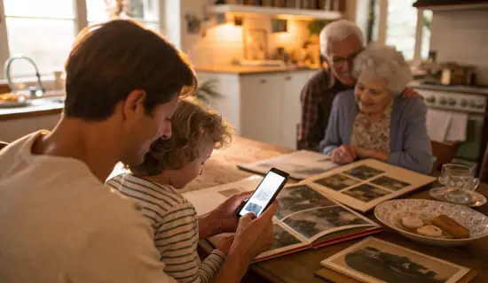 Android‑смартфон как домашний фото‑склад: сортируем старые альбомы родителей за выходные