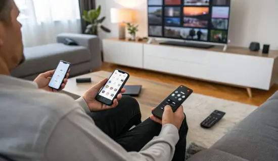 Сравнение iPhone, Samsung и Xiaomi как пульта для TV и техники: где проще настроить