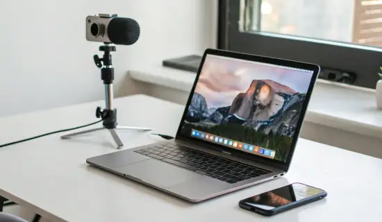 iPhone как веб‑камера для Mac: Continuity Camera без лагов — свет, крепления, звук