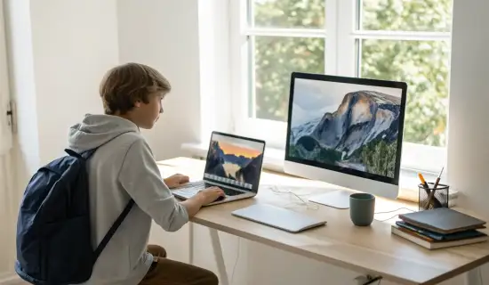 Первый домашний Mac для школьника: iMac 24″, MacBook Air или Mac mini