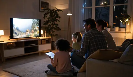 ТВ-приставка, Smart TV или iPad на подставке: что удобнее для семейного вечера сериалов