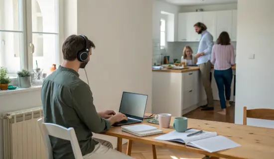 Топ беспроводных наушников 2026 для удалёнки в однушке: чтобы не мешать семье