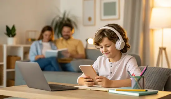 Как собрать домашний комплект техники для школьника: смартфон, планшет и наушники до 60 000 ₽