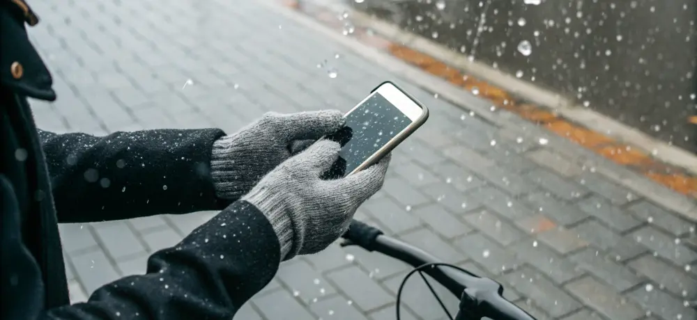 Как понять перед покупкой, подойдёт ли iPhone или Samsung Galaxy для работы в перчатках, под дождём и мокрыми руками