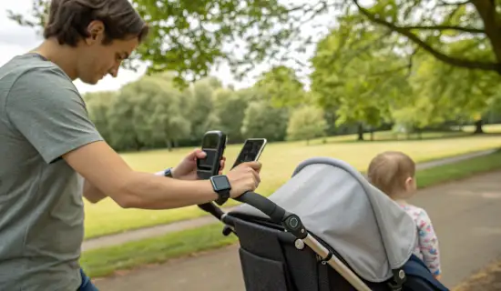 iPhone и Apple Watch для прогулок с коляской: здоровье, шаги и напоминания