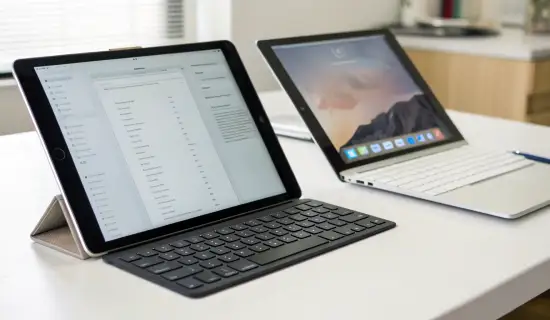 iPad Pro с клавиатурой против лёгкого ноутбука: что удобнее для офисной работы и почты