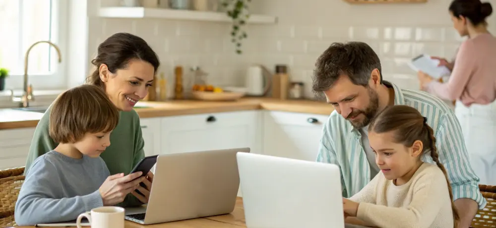 Как настроить общий семейный экран задач на смартфонах и ноутбуках без сложных сервисов