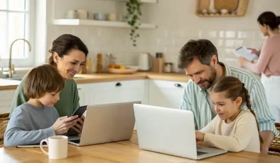 Как настроить общий семейный экран задач на смартфонах и ноутбуках без сложных сервисов