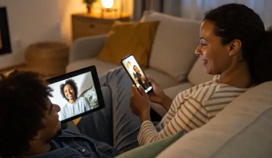 Как настроить смартфон и планшет для совместного просмотра сериалов на расстоянии