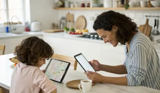 Как настроить смартфон и планшет ребёнку для кружков и секций