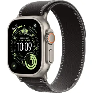 Умные часы Apple Watch Ultra 3 (2025) 49mm Natural Titanium Case with Black/Charcoal Trail Loop M/L