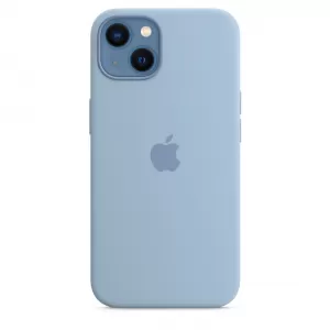 Чехол для Apple iPhone 13 Silicon Case Protect (Синий туман)