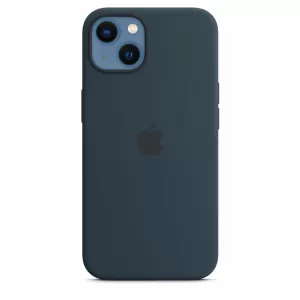 Чехол для Apple iPhone 13 Silicon Case Protect (Синий омут)