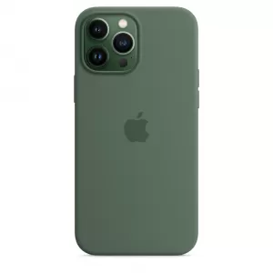 Чехол для Apple iPhone 13 Pro Max Silicon Case Protect (Эвкалиптовый)