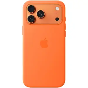 Чехол Apple Silicone Case with MagSafe для iPhone 17 Pro Orange