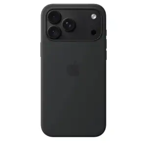 Чехол Apple Silicone Case with MagSafe для iPhone 18 Pro Чёрный (Black)