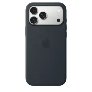 Чехол Apple Silicone Case with MagSafe для iPhone 18 Pro Тёмно-синий (Navy Blue)