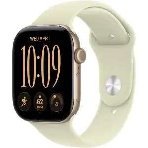 Смарт-часы Apple Watch Series 12, 42 mm, Light Gold Aluminum Case with Pale Succulent Sport Band S/M